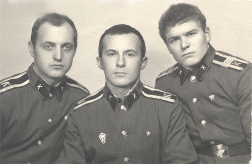 Борис Майоров,  в центре, 1974 год