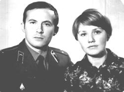 Майоров Б.И. с женой Галей, 1977 год
